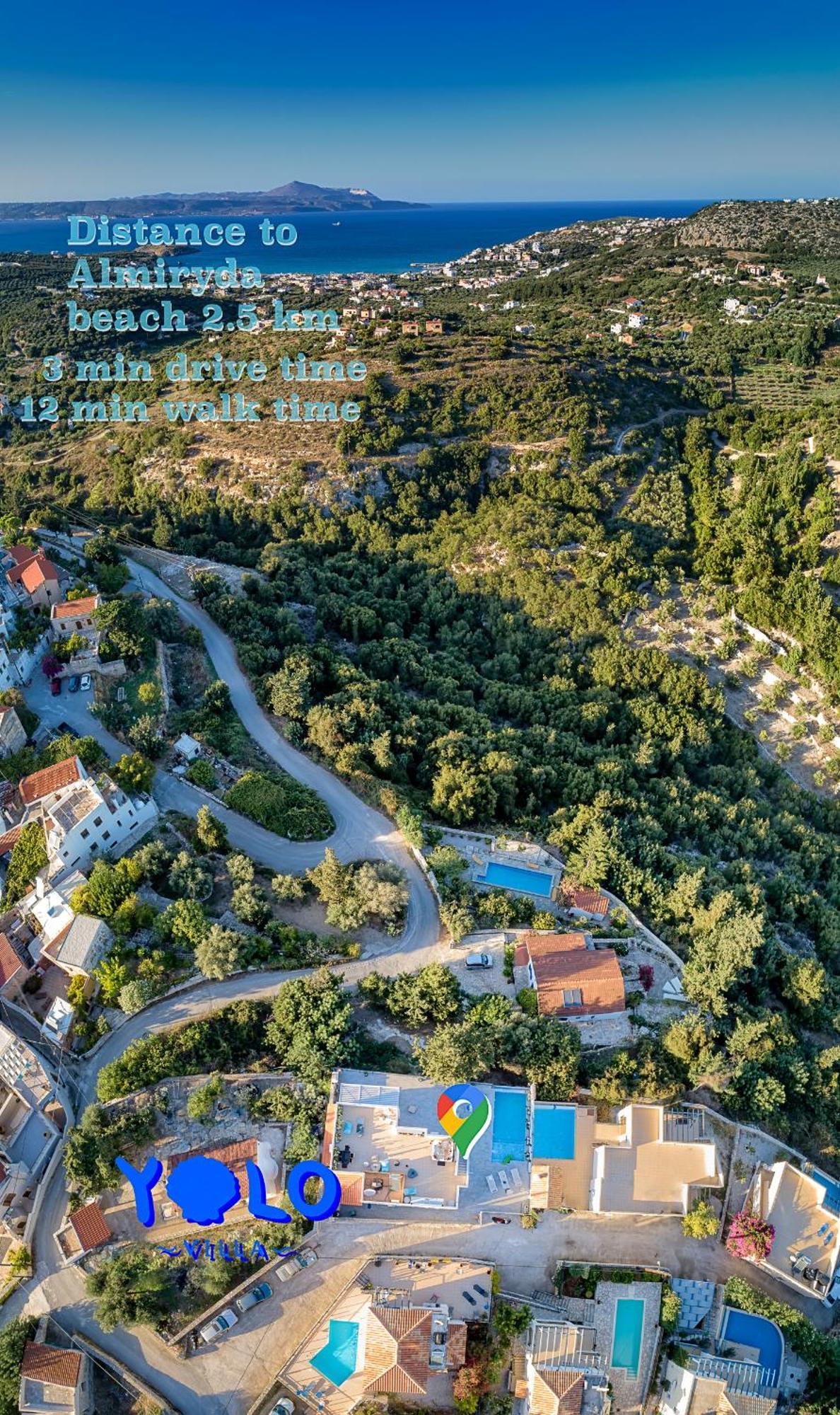 Villa Yolo Almirida Exterior foto